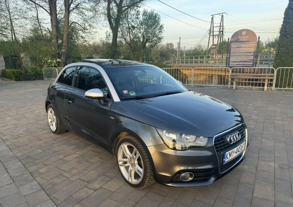 Audi A1 cena 34000 przebieg: 169000, rok produkcji 2012 z Myślenice małe 92